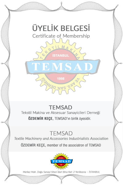 TEMSAD Üyeliği — Sektörel dernek üyelik belgesi